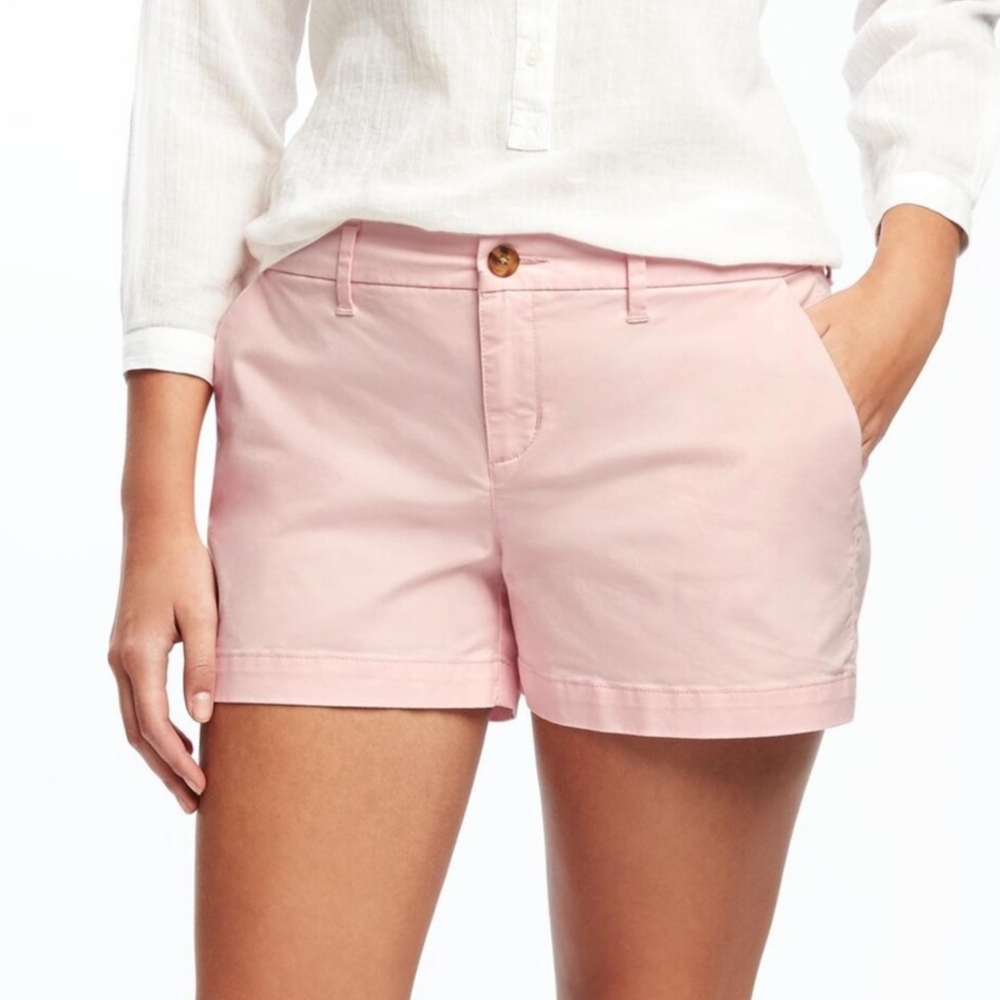 Pink Chino Shorts